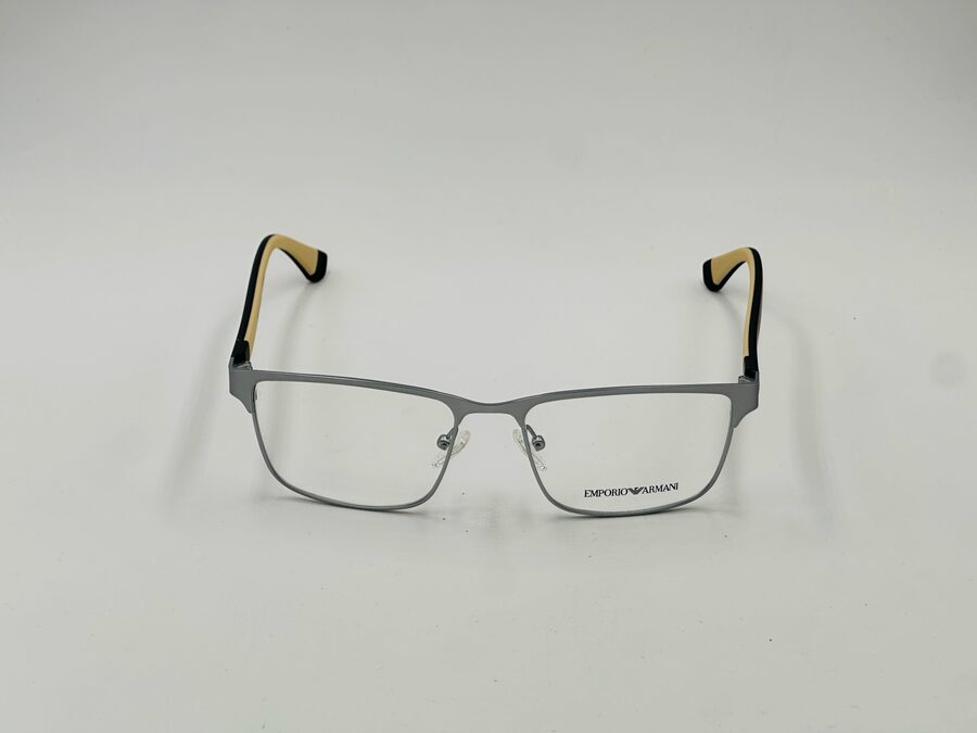 Emporio Armani silver rectangular frame