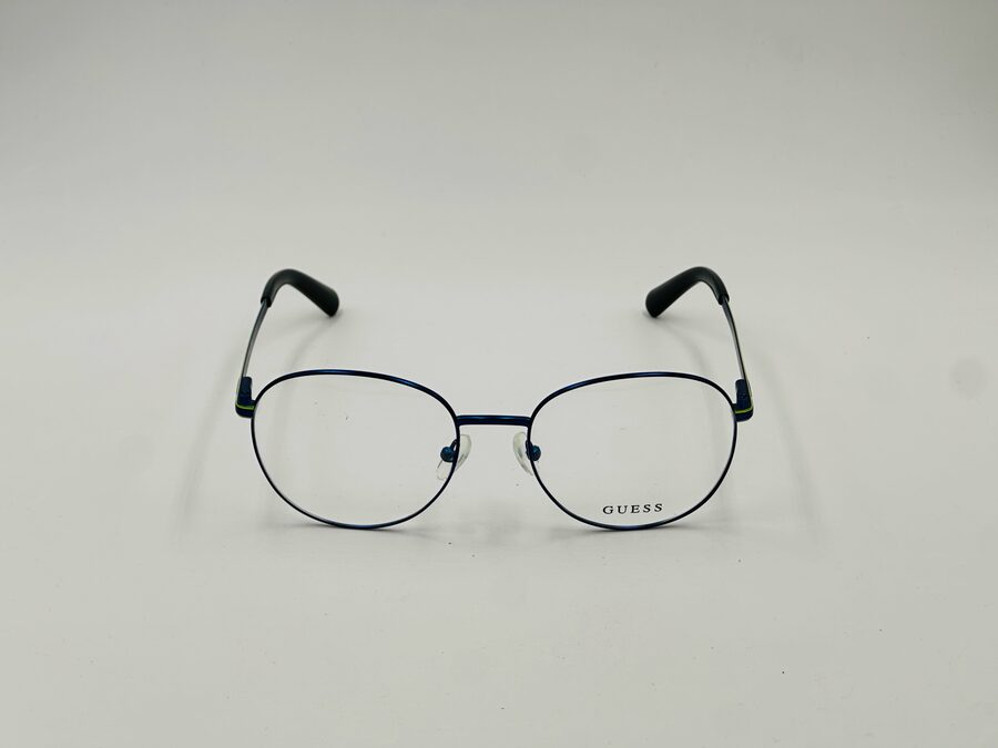 Guess thin black round metal frame