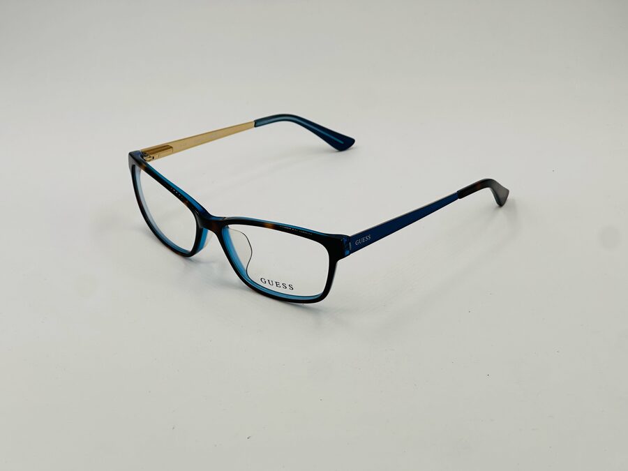 Guess blue and gold cat-eye frame