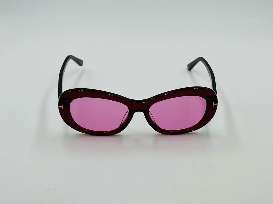 Tom Ford pink round oval sunglasses