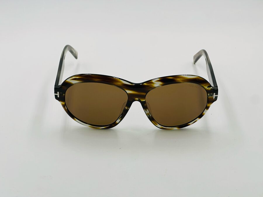 Tom Ford tortoiseshell round sunglasses