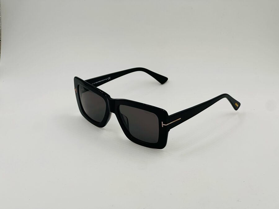 Tom Ford black bold square sunglasses