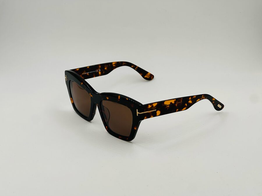 Tom Ford tortoiseshell cat-eye sunglasses with stud detail