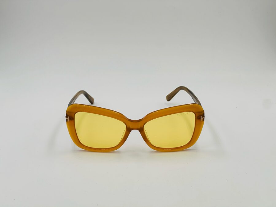 Tom Ford amber square sunglasses